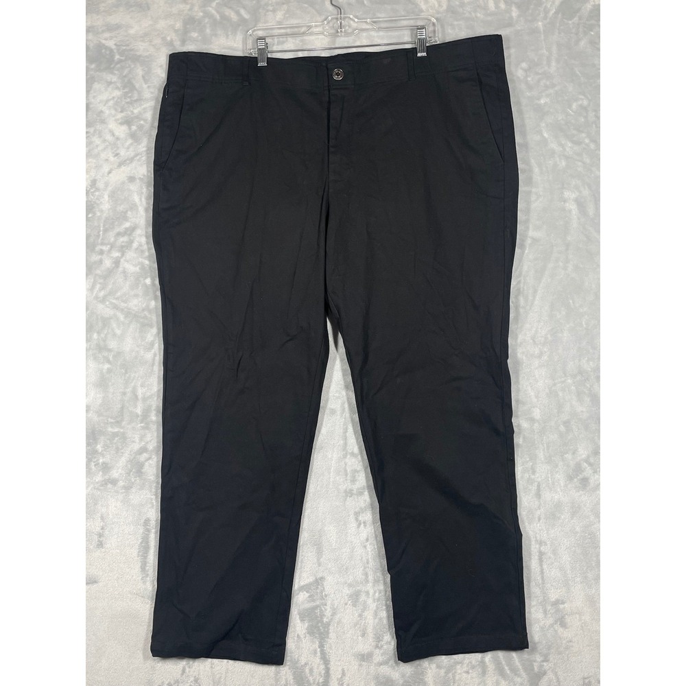 Dixxon Flannel Co Mens Black Regular Fit Chino Work Pants 46x30 NWT New - Picture 3 of 9